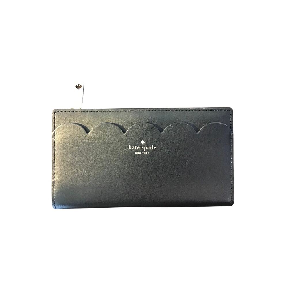 Kate Spade Black Scalloped Magnolia Street Braylon Wallet